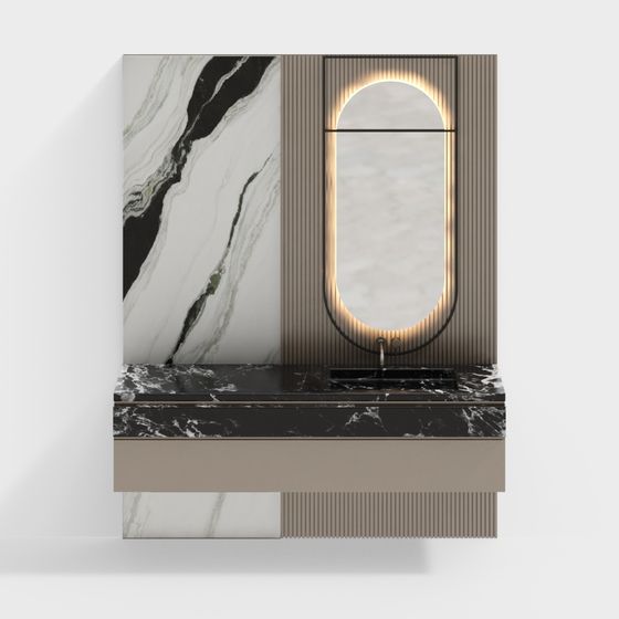 モダンバスルームシンク