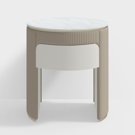 Elegant Round Table 3D model for Modern Spaces