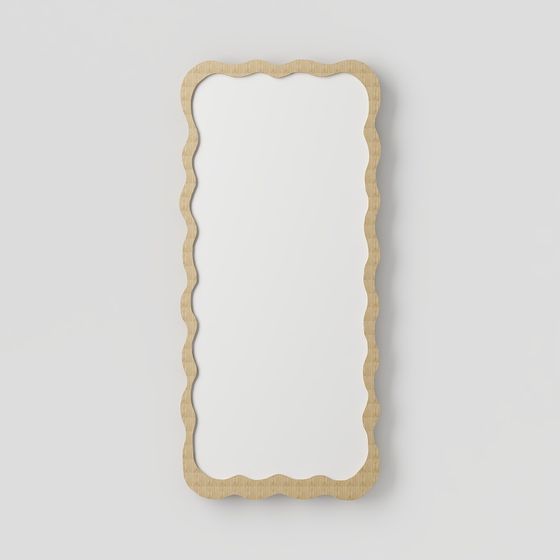 Wavy Frame Mirror 3D model
