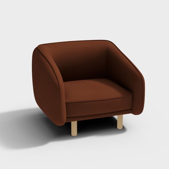 Cozy Corner Chair 3D model