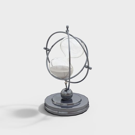 Elegant Hourglass 3D model for Modern Aesthetics
