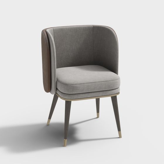 Stylish Low-Poly 3D Chair Model for Modern Spaces