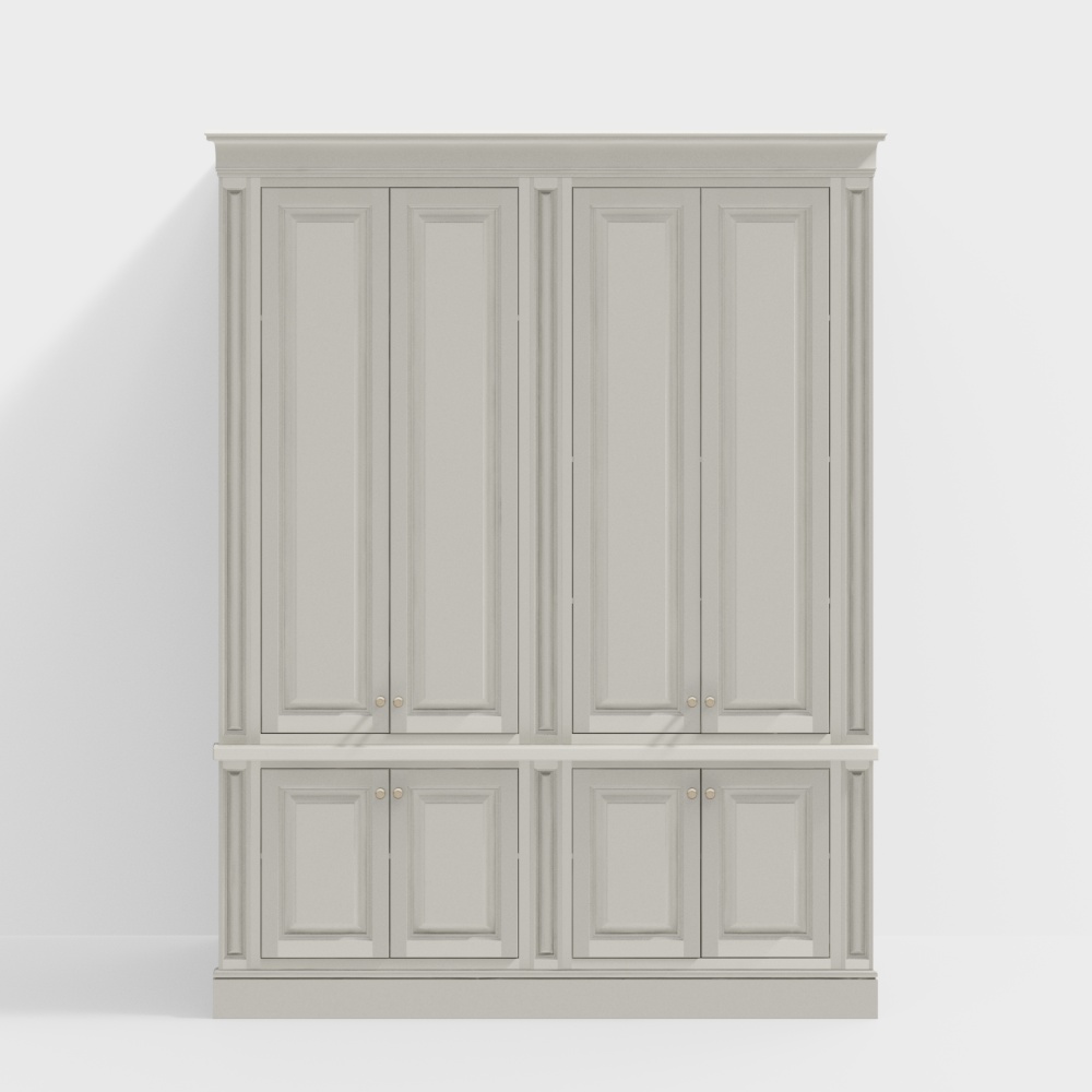 European style bedroom wardrobe