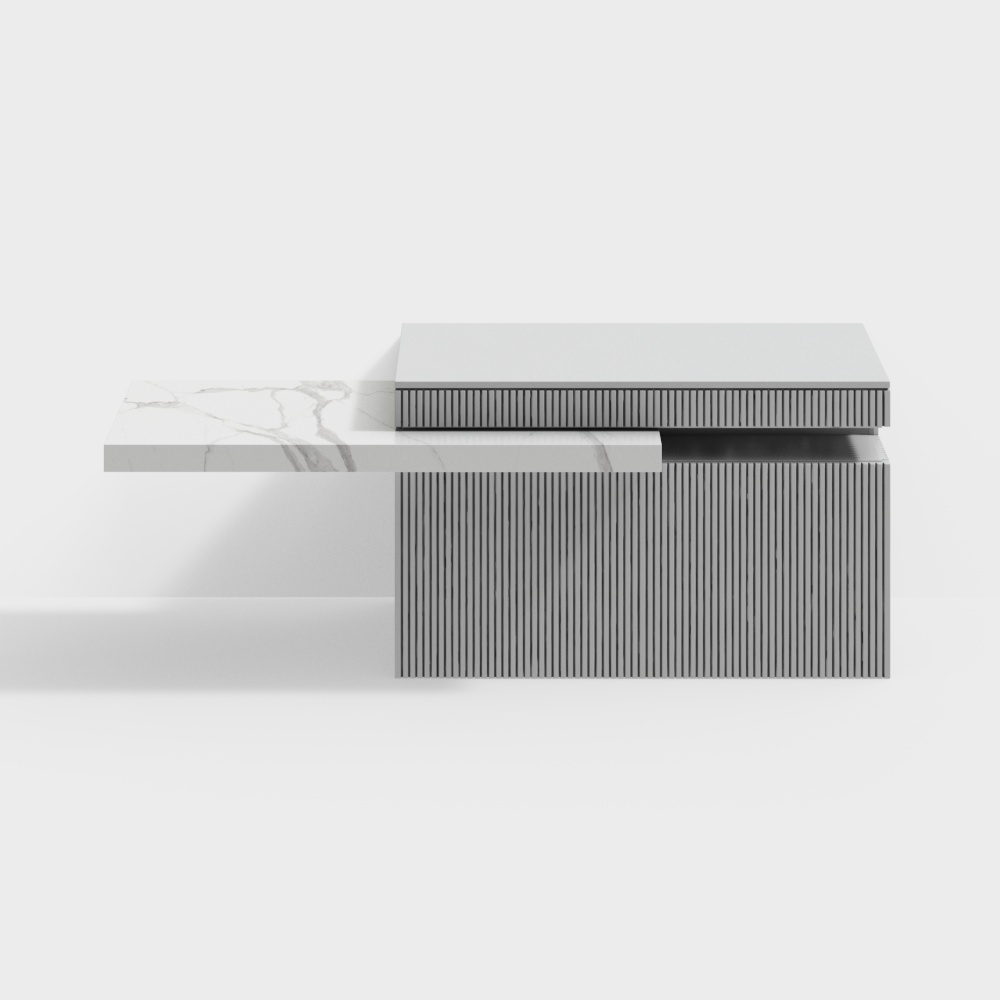 Minimalist kitchen and dining table