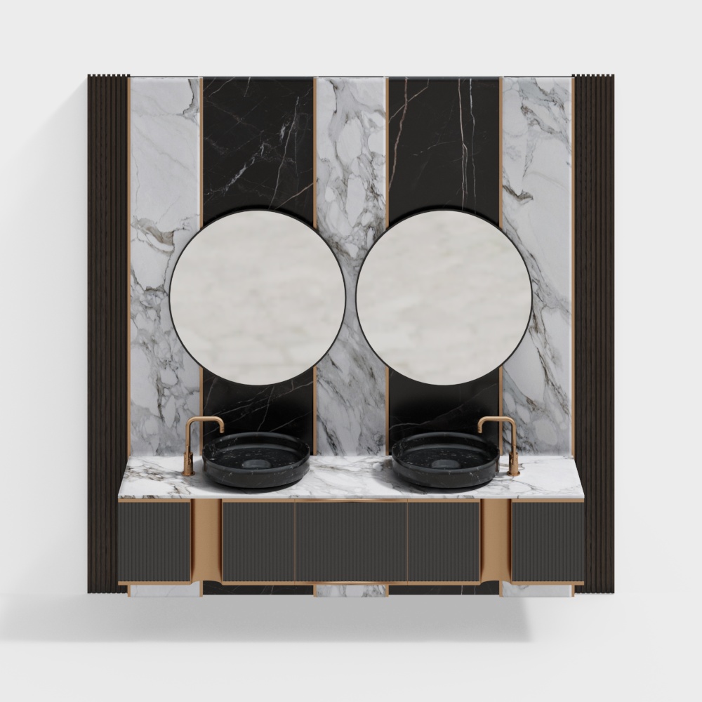 Lavabo phòng tắm phong cách Châu Âu