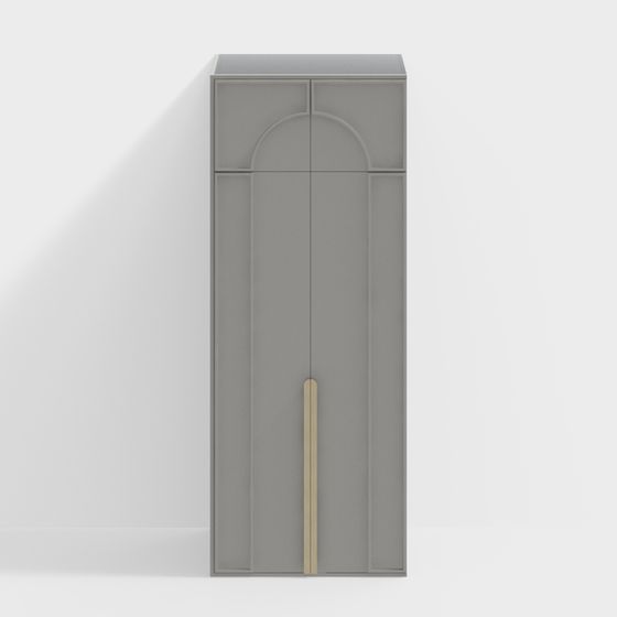 Urban Storage Cabinet 3D model for Modern Interiors