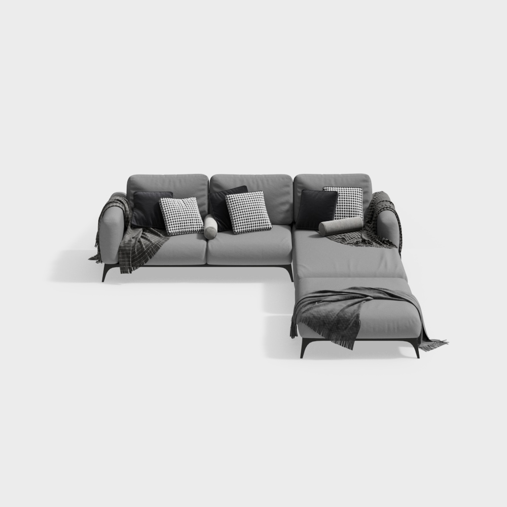 European style living room combination sofa