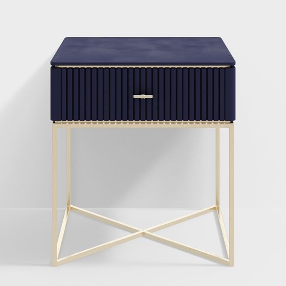Elegant Nightstand 3D model for Modern Interiors