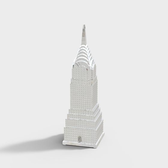 Chrysler Building 3D Model - Iconic Architecture