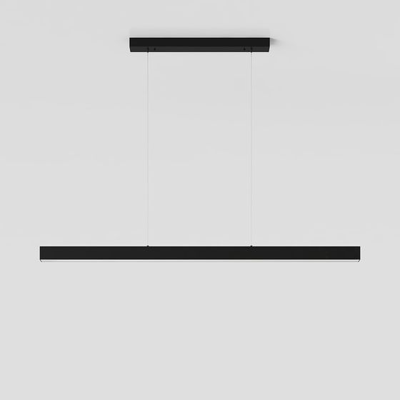 Sleek Minimalist Pendant Light 3D model