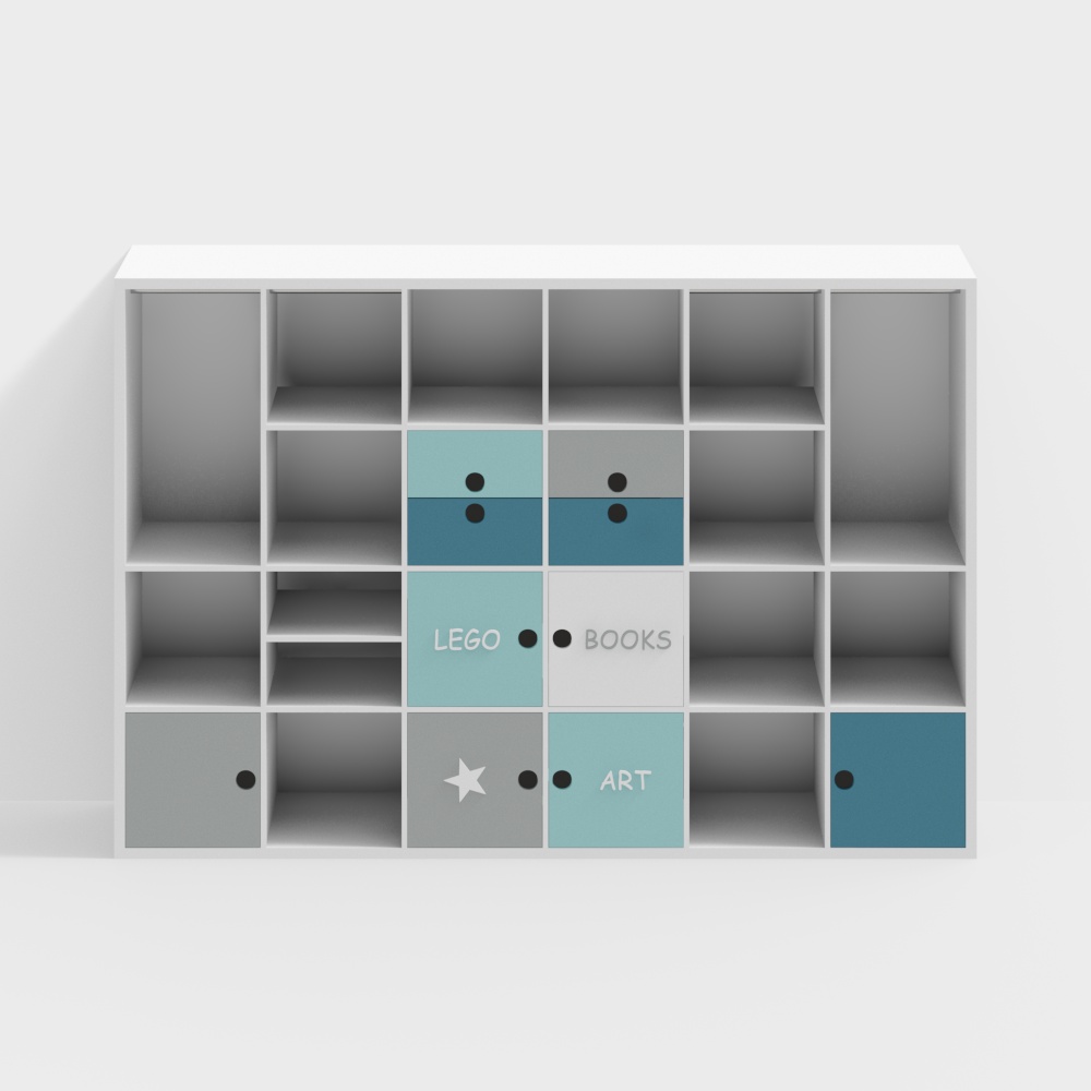 現代臥室儲物架