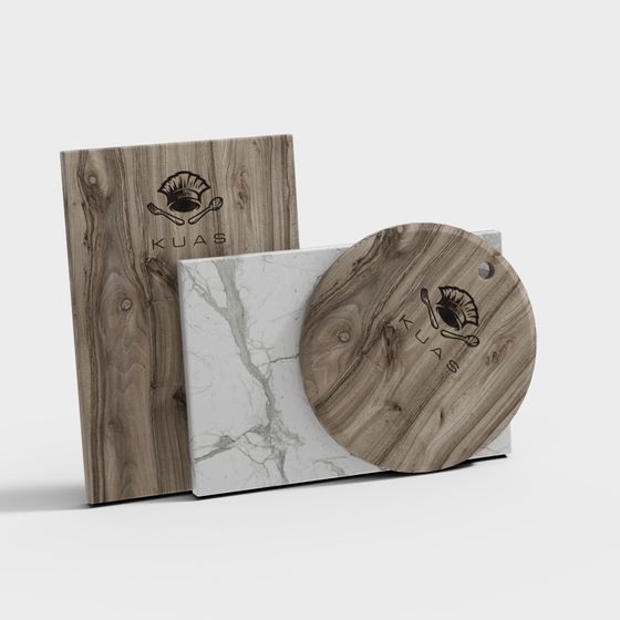 KUAS Kitchen Accessories Low Poly 3D Model