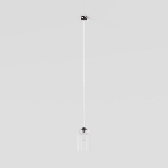 Modern Glass Pendant Light 3D model