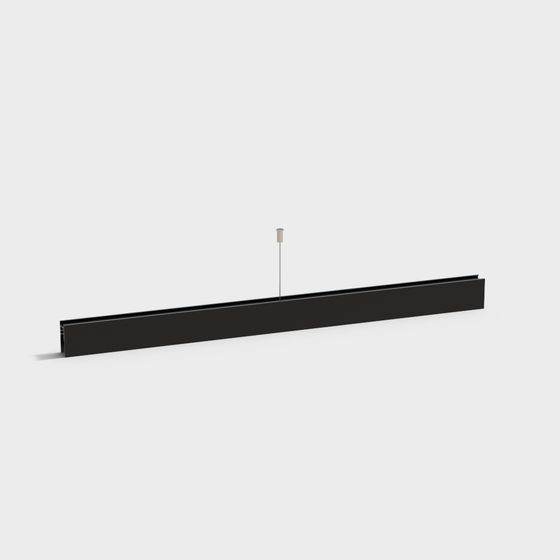 Skyline Black Suspended Light 3D model