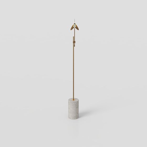Elegant Minimalist Floor Lamp 3D model