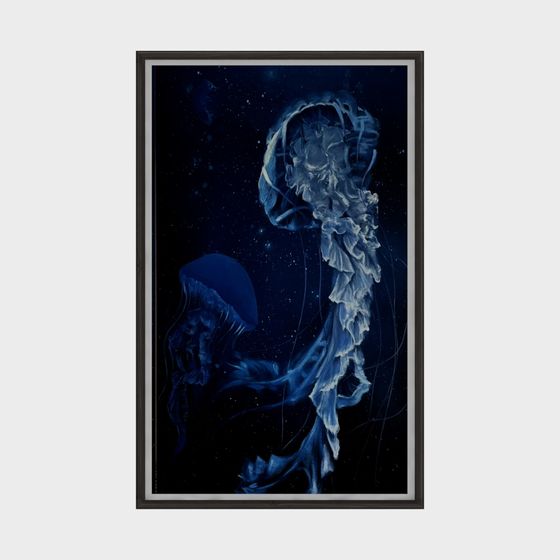 Intricate Low Poly Jellyfish 3D Model for Creatives