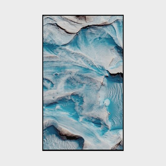 Realistic Glacial Landscape 3D Model for Creative Projects