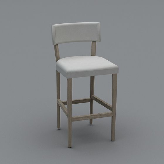 Urban Comfort Bar Chair 3D model for Creative Spaces