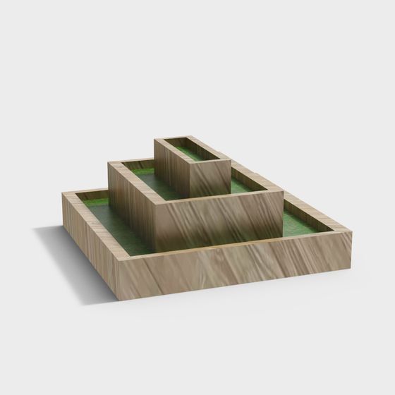 Natural Harmony Low-Polygon 3D Model