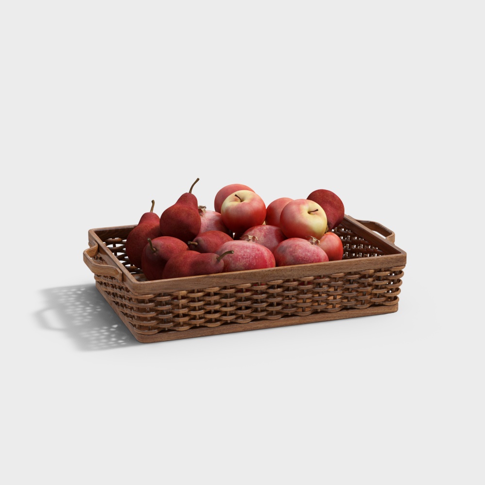 Pomegranate apple pear fruit combination