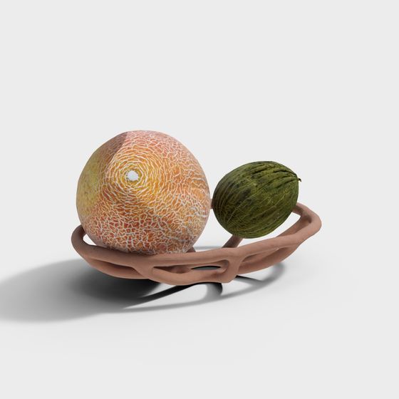 Fruit Basket 3D model for Creative Projects