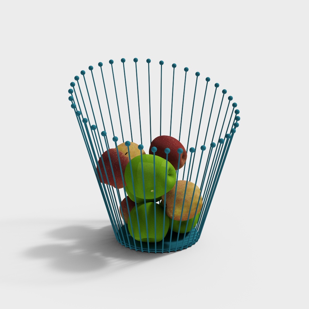 Multicolor apple basket