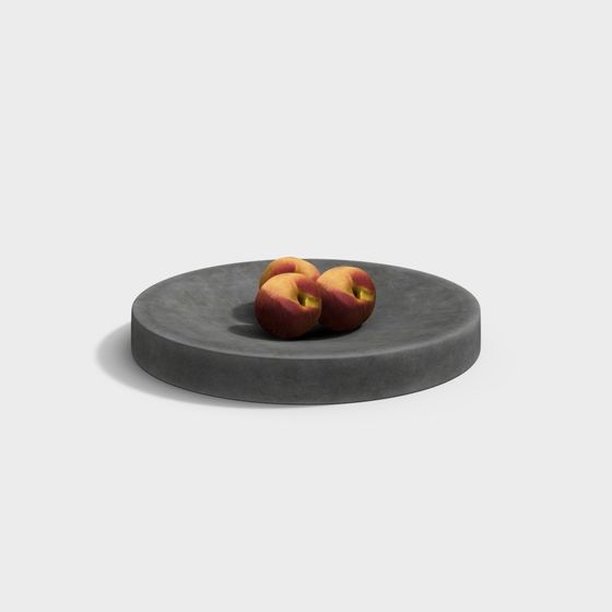 Peach Bowl 3D model for Creative Projects