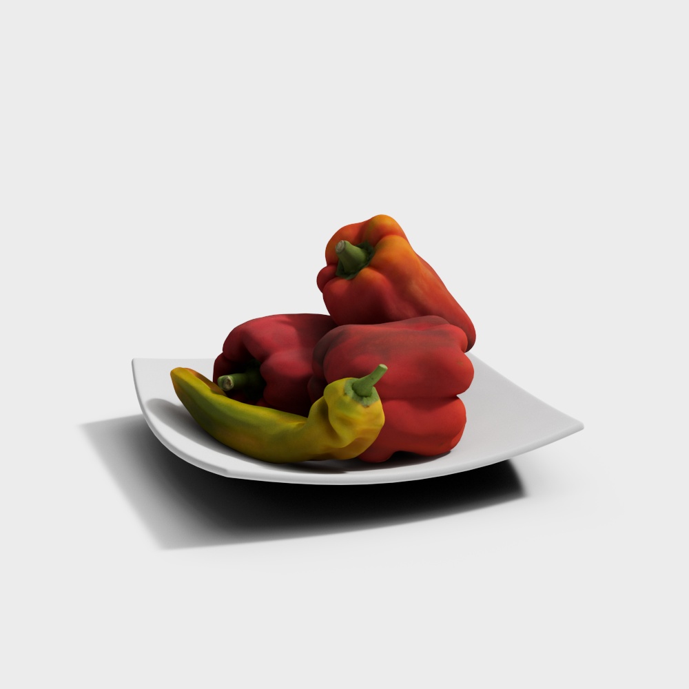 Vegetable chili platter