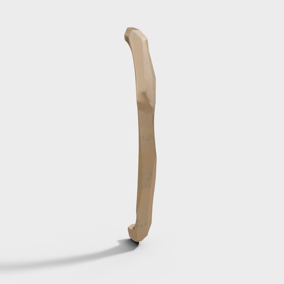 Rustic Bow and Arrow 3D model