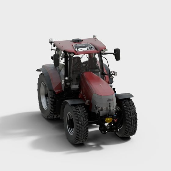 Detailed Tractor 3D Model for Creative Projects