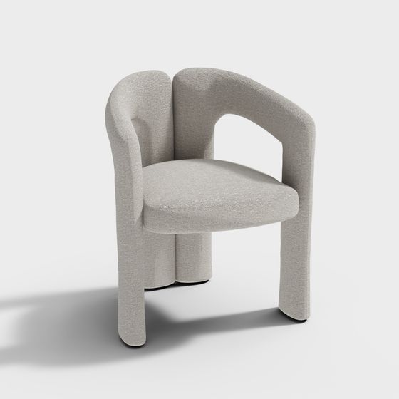 Cloud Chair 3D model for Modern Spaces