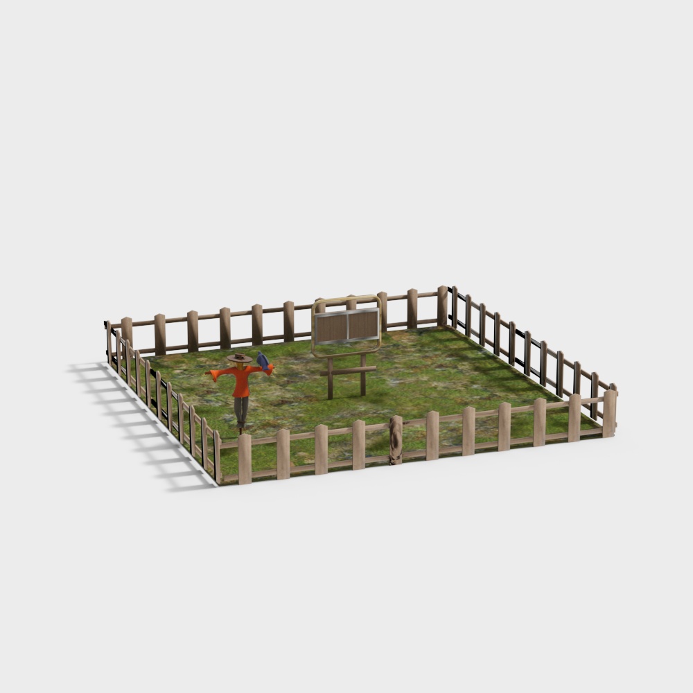 Family farm field view