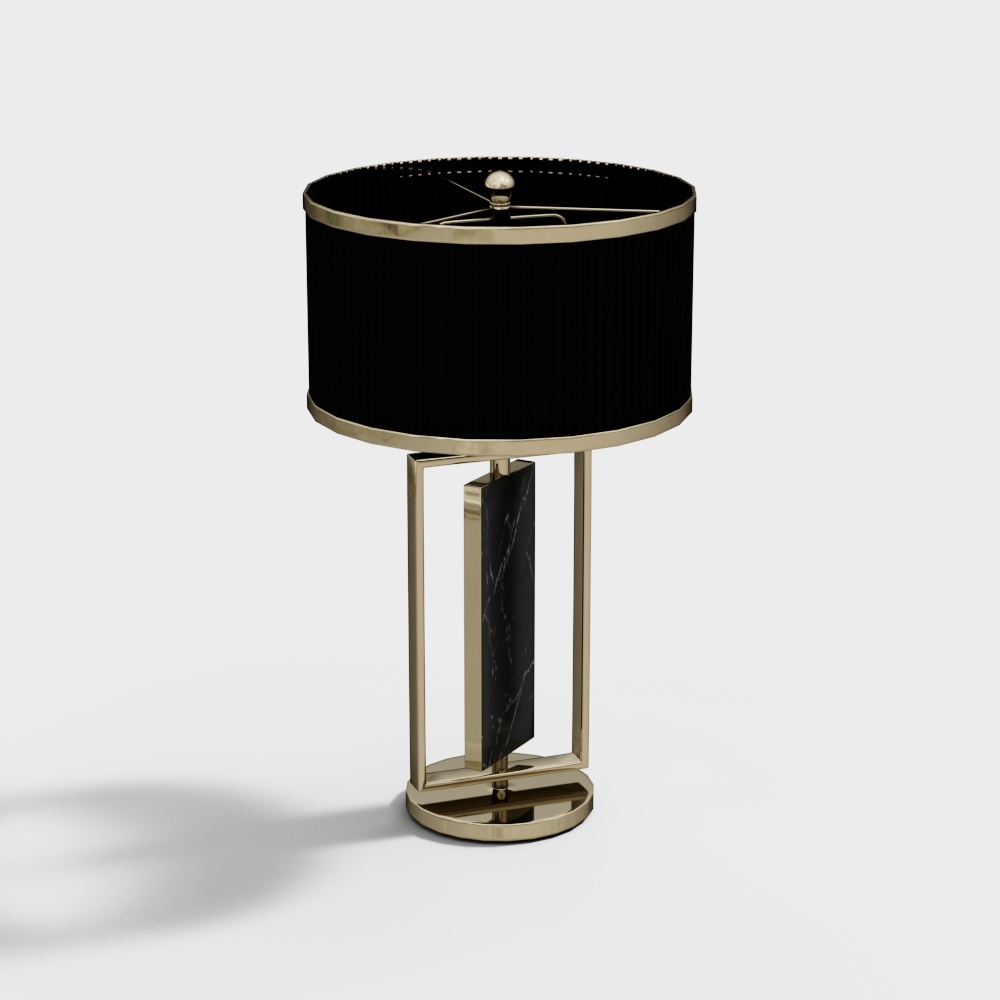 Elegant 3D Table Lamp Model for Modern Interiors