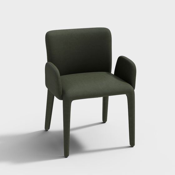 Urban Green Chair 3D model for Modern Interiors