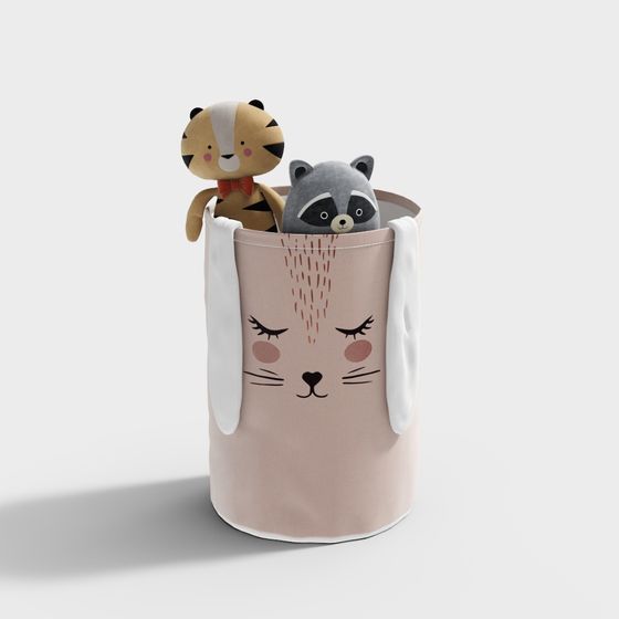 Charming Fun Storage Basket 3D model