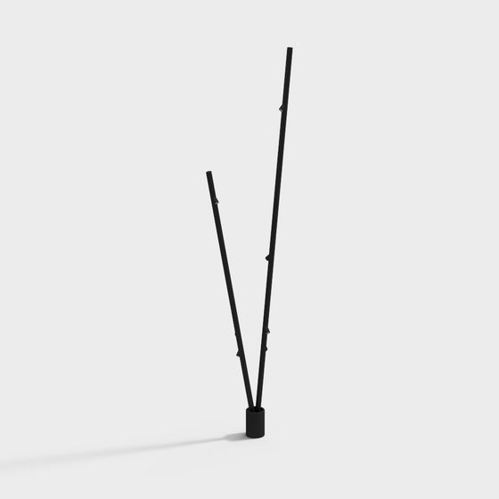 Stylish Twigs Art Lamp 3D model