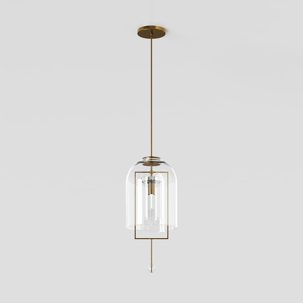 Minimalist living room chandelier