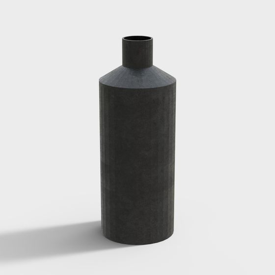 Elegant Minimalist Vase 3D model for Modern Spaces