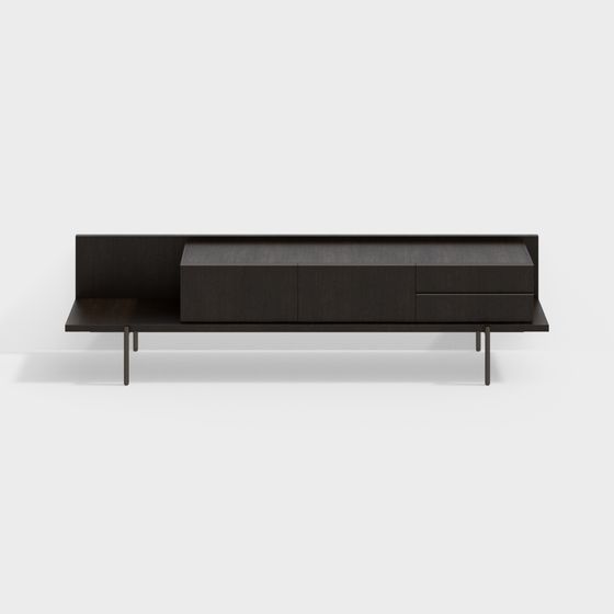 Urban Shelf 3D model - Modern Minimalist Design