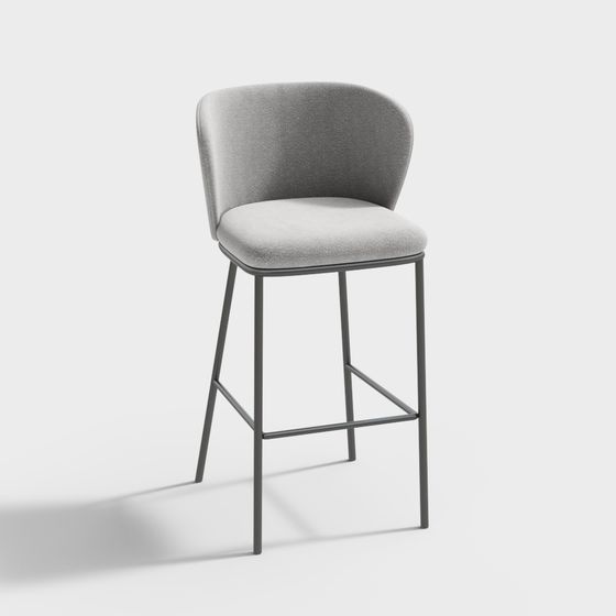 Urban Luxe Bar Stool 3D model