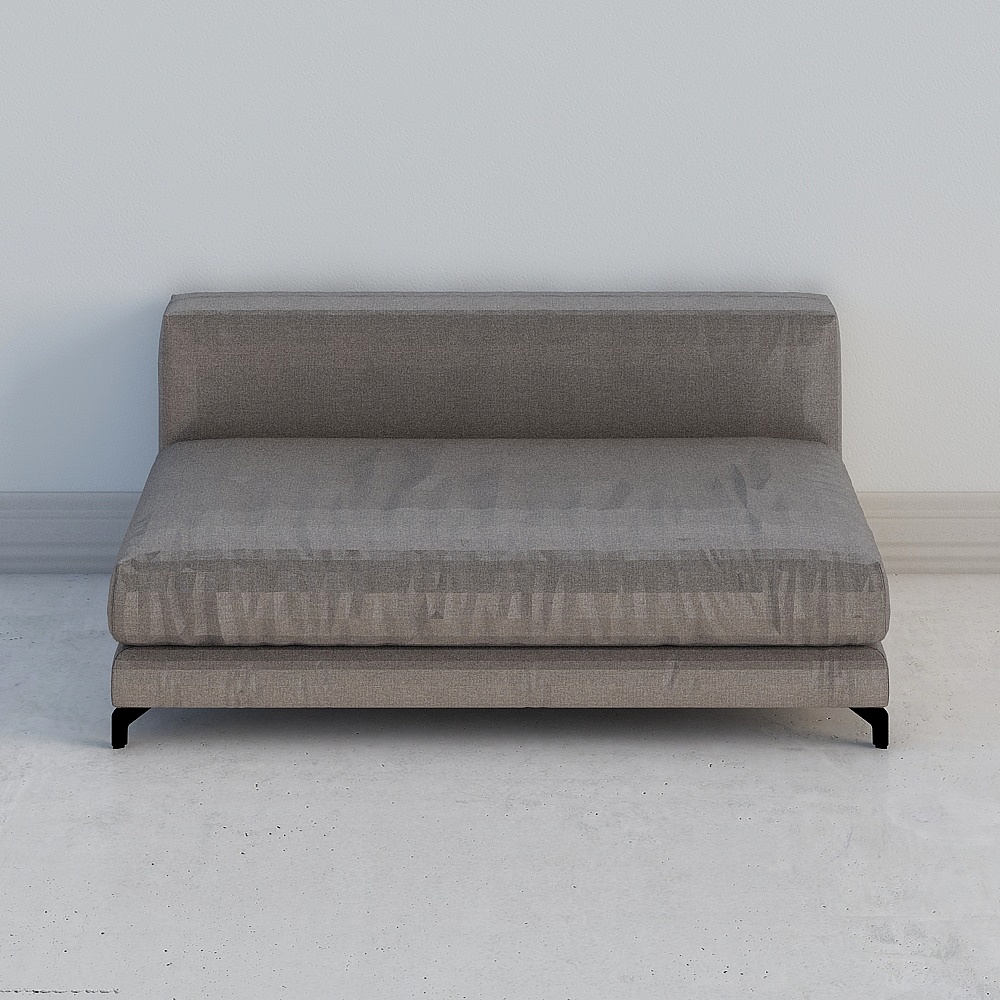 Modern Low-Polygon Sofa 3D model