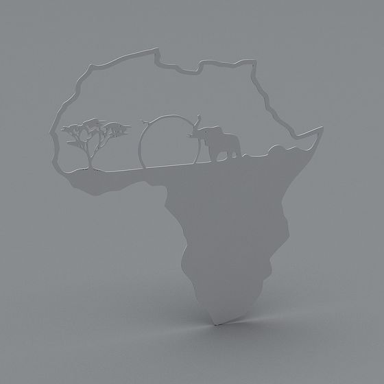 Soul of Africa Low-Poly 3D model