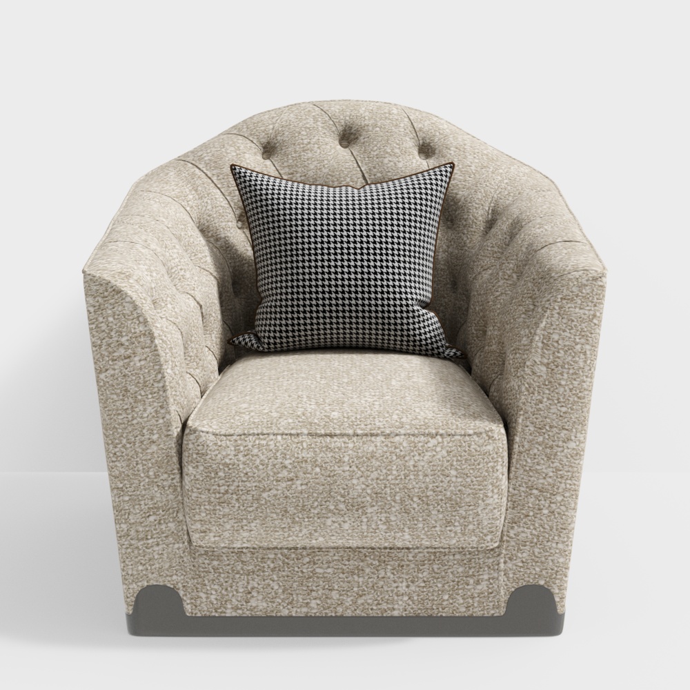 Single sofa in living room