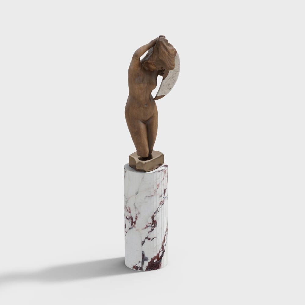 Simple European living room figure sculpture ornaments