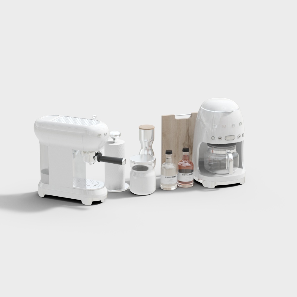 Coffee Time Low-Poly 3D model