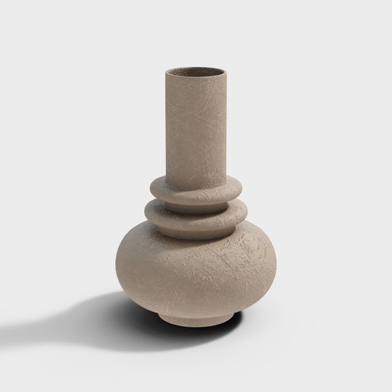 Textured Vase 3D model