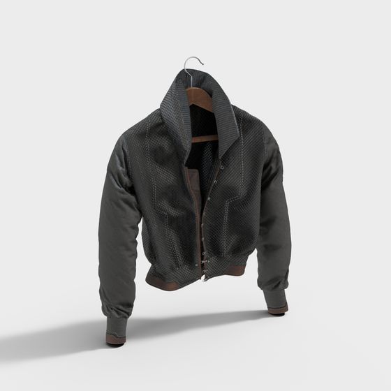 Stylish Low-Poly Jacket 3D model