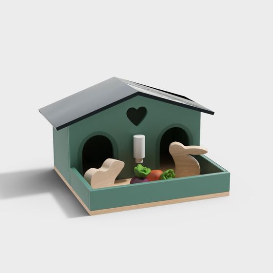 Cozy Little House 3D model