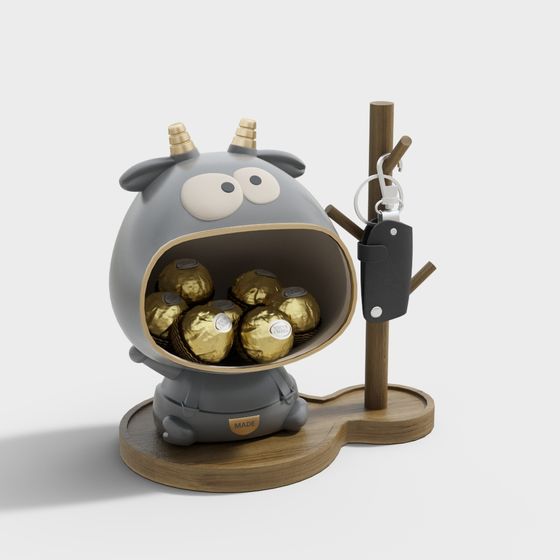 Candy Critter Key Holder 3D model for Creative Projects