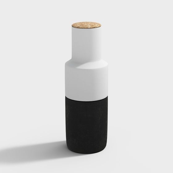 Simple Bottle 3D model for Modern Aesthetics